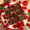 Caja de Regalo Navideña con 35 Piezas, Set para Armar, Bola Especial con Flockado, Bola para Colgar en el Árbol de Navidad, Decoración Colgante, Bola de Terciopelo Navideña