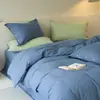 Ropa de Cama de Algodón de Fibra Larga Grado Madre e Hijo Clase A Juego de Cuatro Piezas Funda de Edredón Cepillada Engrosada de Algodón Puro Juego de Tres Piezas Funda de Edredón 100% Algodón
