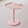 Mesa de Centro Minimalista Moderna Nórdica, Mesa Lateral para Sofá Estilo Creme, Mesa Redonda Pequena para Uso Doméstico, Mesa de Cabeceira Criativa Mini para Quarto