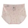 Ropa Interior Femenina Tallas Grandes 100% Algodón Nuevo 2026 Estampado Floral Completo Algodón Antibacteriano en la Entrepierna Cintura Media Bragas de Cadera