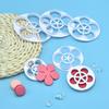 Molde Grande de Corte de Flor de Ameixeira DIY Molde de Decoração de Bolo Artificial Suprimentos para Confeitaria Molde para Bolo de Fondant Fornecimento Imediato
