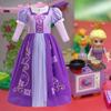 Nuevo vestido de niña transfronterizo cosplay Star Wish Asha Asha mismo Halloween manga larga actuación infantil