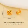 Prata 925 Banhada a Ouro Contas Cilindricas Lisas de Prata Incrustadas com Zircônia Contas Espaçadoras de Roda Acessórios para Pulseira Colar DIY Contas de Disco Corda Trançada Feita à Mão