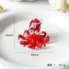 Nuevo Adorno Colgante de Pulpo de Vidrio Decoración de Escritorio Sala de Estar Lindo Pulpo de Océano Colorido Adorno de Vidrio