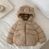 Nueva Chaqueta Ligera de Algodón para Niños Abrigo Corto de Algodón para Niñas con Capucha Ropa de Algodón para Bebés y Niños Pequeños Ropa Exterior Elegante para Niños Otoño Invierno