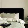 Conjunto de Quatro Peças de Veludo Leite Quente de Inverno Espesso Cobertor Quente de Veludo Coral Conjunto de Três Peças Estilo Lençol de Flanela