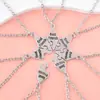Collar de Costura Multiusuario Estilo Coreano Mejor Amiga Amigos Colgante de Combinación de Alfabetos Cadena para Clavícula de Amistad Venta Caliente