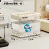 Acuario ecológico de peces de colores acuario de escritorio pequeño sala de estar acuario casero acuario ornamental transparente HD almacenamiento creativo