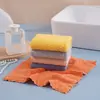 Tecido quadrado pequeno de coral fleece estampado para casa, espesso, 30*30, absorvente para cozinha, não solta fiapos facilmente, toalha de limpeza macia