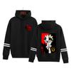 Cross-border Black Clover Black Clover para homens e mulheres casal Color-blocking Sweater Trendy Hoodie com capuz