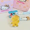 Colgante de Gato Doraemon de Oro Puro 999, Cadena para Teléfono de Doraemon, Shin-Chan el Chico del Crayón, Llavero de Oso de Fresa, Regalo Llavero