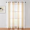 Cortina Transparente de Rayas Anchas Estilo Nórdico ins Minimalista Sala de Estar Dormitorio Estudio Cortinas Cortinas Transparentes Mosquitero Directo de Fábrica