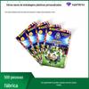 Saco de embalagem para brinquedos fabricantes de primeira mão suportam selagem de três lados vertical plástico Chuck OPP saco Chuck para brinquedos