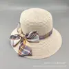 Novo Chapéu de Sol Feminino de Verão, Cúpula de Cetim Elástico Monocromático com Laço de Seda, Estilo Coreano, Protetor Solar de Praia, Chapéu de Pescador