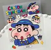 Adesivos Relevo Shin-Chan Desenho Animado 3D Criativo Shin-Chan DIY Caderno Capa de Celular Adesivos Versão Q