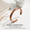Pulsera Cruzada de Personalidad Transfronteriza Europea y Americana Nuevo Producto Dos Tonos Tridimensional Pulsera de Cobre Rojo Antigua Pulsera Abierta Salud Magnética