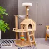 Post de Rascado para Gatos de MDF Douyin Xiaohongshu, Rascador para Gatos de Sisal Transfronterizo, Cama para Gatos con Descuento, Estructura de Escalada Grande para Gatos