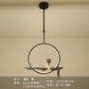 Lámpara de estudio estilo chino nueva lámpara Zen para sala de té candelabro de cabecera para comedor lámpara de pasillo iluminación creativa para balcón lámpara de bar mampara