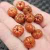 Jadite Vermelho Jadite Contas de Abóbora Jadite Contas Soltas Vermelho Verde Seco Sangue de Galinha Vermelho Contas de Abóbora Jadite Acessórios para Joias DIY Contas de Jade Feitas à Mão