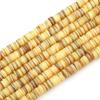 Junta de disco con agujero mediano de concha natural de color, ideal para pulseras, collares y joyas, accesorios de joyería hechos a mano, material para bolsa.