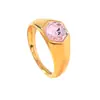 Anillo de acero inoxidable europeo y americano para fundición de joyería hexagonal con incrustaciones de diamante unisex moda personalidad anillo de acero de titanio