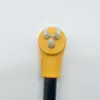 Cable de alimentación de alta potencia con codo de tres conductores estándar americano transfronterizo, cable de PVC y caucho, calibre americano 15A