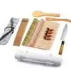 Amazon Molde Caliente para Sushi Estilo Japonés Set para Hacer Sushi Rodillo Verde Cuchara de Madera de Bambú Herramientas Artefacto de Cocina