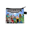 Monedero de Minecraft de Venta Caliente Transfronterizo, Mini Cartera Corta para Niños, Portallaves Portátil para Tarjeta de Acceso, Venta al por Mayor