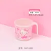 Sanrio Hello Kitty Vajilla Infantil Mesa para Niños Hogar Bol para Comida de Bebé Plato con Compartimentos Impermeable Antiescaldados Forma de Plato Taza de Leche