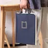 Bolsa de Lona para Arquivos A4, Bolsa de Informação, Bolsa para Arquivos de iPad, Bolsa de Armazenamento com Zíper, Bolsa para Estudo com Tutor, com Logotipo Imprimível