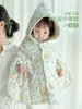 Capa Corta-Vento para Bebê para Sair no Outono e Inverno, Capa Quilted Infantil para Exterior, Capa Corta-Vento Quente e Aconchegante para Bebê para o Inverno