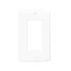 Interruptor socket de una/dos/tres/cuatro posiciones estándar americano Panel PC plástico apertura simple Panel blanco simple americano