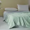 Colcha de Seda de Gelo Classe A Personalizada com Sensação Fresca para Ar Condicionado Colcha Fresca de Verão Núcleo de Colcha Colcha Fina Lavável à Máquina Amostra