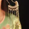 Bisagra Cortina Cabello Pasador Pelo Pasador Pelo Simple Antiguo Flor de Osmanthus Tocado Accesorios para el Cabello Hanfu Accesorios Hechos en Ming Borla para Mujer Caminar
