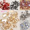 Diamantes de Cristal de Forma Especial con Fondo Plano Personalizados Diamantes para Uñas al por Mayor Adornos de Diamante para Uñas K9 Cielo de Diamantes para Uñas Luz Fantasma Morado Suministro Transfronterizo