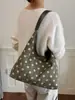 Bolso de mujer transfronterizo nuevo, bolso tote de lunares, bolso de mano de gran capacidad para mujer, estilo ins, nuevo estilo coreano 2026
