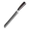 Conjunto de facas de cozinha Cross-Border com cabo de madeira em aço inoxidável, cores populares, para cozinhar, cortar legumes e frutas. Faca Santoku, utensílio de cozinha doméstico.
