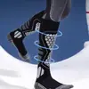 Meias de Esqui para Homens, Meias Longas Grossas Quentes de Inverno para Mulheres, Profissional para Ciclismo, Montanhismo, Corrida, Caminhada, Modeladoras de Compressão, Meias Fitness