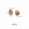 Botón DIY botón accesorios de ropa reloj de pared de metal cuerda para colgar hebilla hebilla cabeza de cuerda cabeza de cuerda de cintura cabeza de cuerda de sombrero