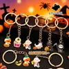Llavero de Metal de Halloween Colgante de Estudiante Anillo para Llaves Llavero Lindo de Halloween Regalo Creativo de Halloween