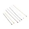 Metal Aguja de Nueve Caracteres Aguja de Cabeza Redonda Aguja de Fondo Plano Aguja en Forma de T DIY Hecho a Mano Abalorios Abalorios Accesorios de Joyería V119