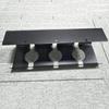 Em estoque canaleta de mesa de aço canaleta de mesa caixa de canaleta inferior de mesa canaleta suspensa linha inferior de mesa Suporte