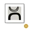 Pintura decorativa abstracta moderna y sencilla en blanco y negro con combinación de colores para sala de estar, sofá, fondo, mural de pared, modelo de habitación, pintura colgante cuadrada.
