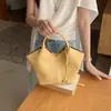 Bolso Tejido de Gama Alta de Nicho para Mujer 2026 Nueva Moda Bolso Cruzado de Viaje Bolso de Mano Bolso Tote Bolso Cubo