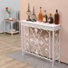 Estilo Europeo Vestíbulo Sala de Estar Mesa de Entrada Estilo Americano Mesa Consola Gabinete Lateral de Pared Cubierta Decorativa para Radiador de Hierro Forjado
