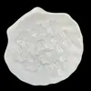Trébol de Cuatro Hojas con Estampado Dorado Transparente Patrón de Onda de Agua Accesorios de Joyería Hechos a Mano DIY Suministro de Moda para Transmisiones en Vivo de Tiktok En Stock