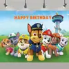 Fiesta de Cumpleaños Patrulla Canina Transfronteriza de Amazon Tema Infantil Patrulla Canina Tema de Dibujos Animados para Cumpleaños Tela Fotográfica