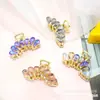 Exquisito Pasador de Corona de Cristal para Mujer 2025 Nuevo Pasador para Flequillo de Frente Mini Pasador de Pelo de Princesa Clip Superior