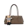 Bolso de hombro de moda con patrón de lichi, bolso cruzado versátil para mujer, bolso de mano tipo almohada estilo vintage versión coreana