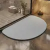Nueva Alfombrilla de Suelo de Barro Diatomeas Dura de Secado Rápido para Baño, Alfombrilla Antideslizante Absorbente de Agua para Inodoro del Hogar, Alfombrilla de Baño a Prueba de Humedad